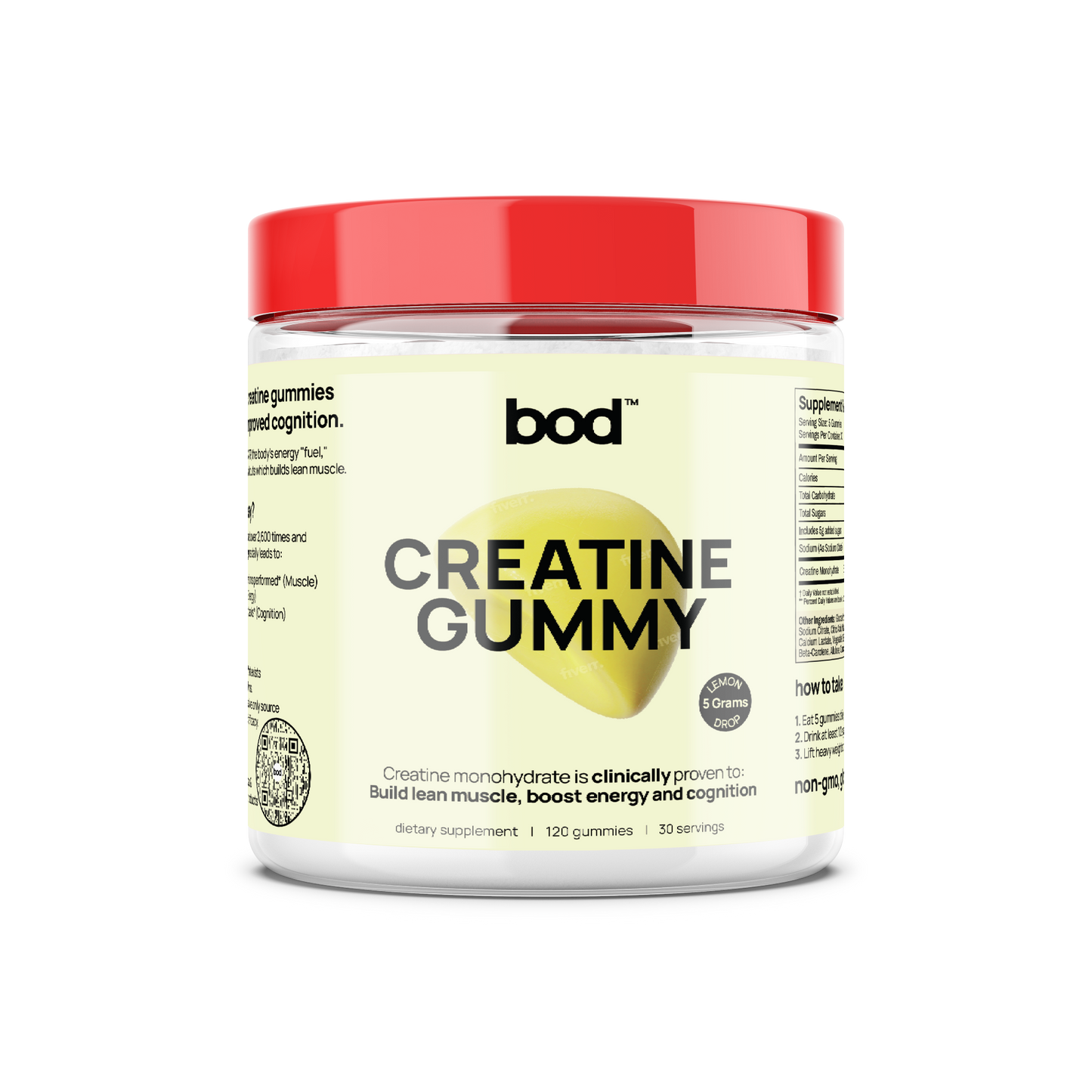 BOD Creatine Monohydrate Gummies
